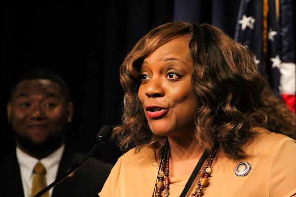 Sen. Merika Coleman speaks a<em></em>bout abortion access