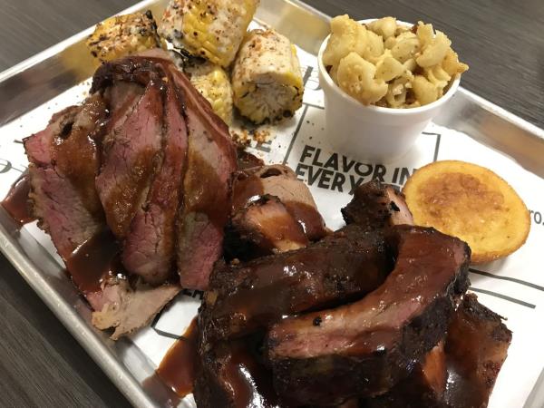 A tray at Smoke Bistro