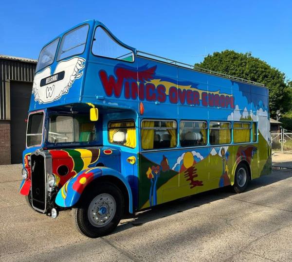 McCartney/Wings tour bus