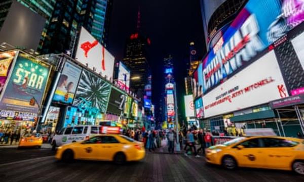 Yellow cabs, Manhattan