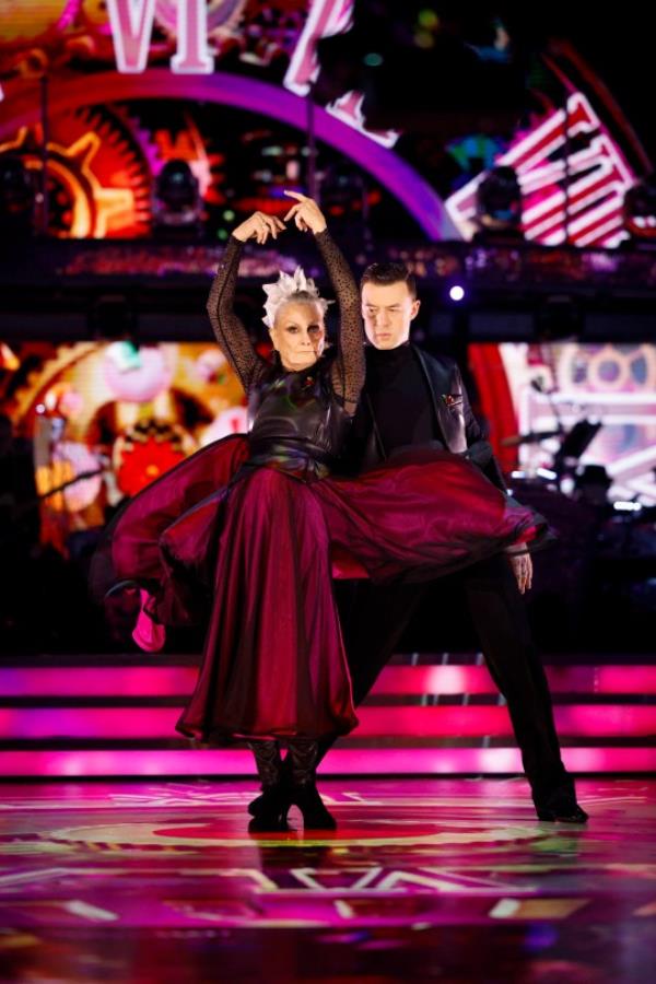 Angela Rippon and Kai Widdrington on Strictly Come Dancing