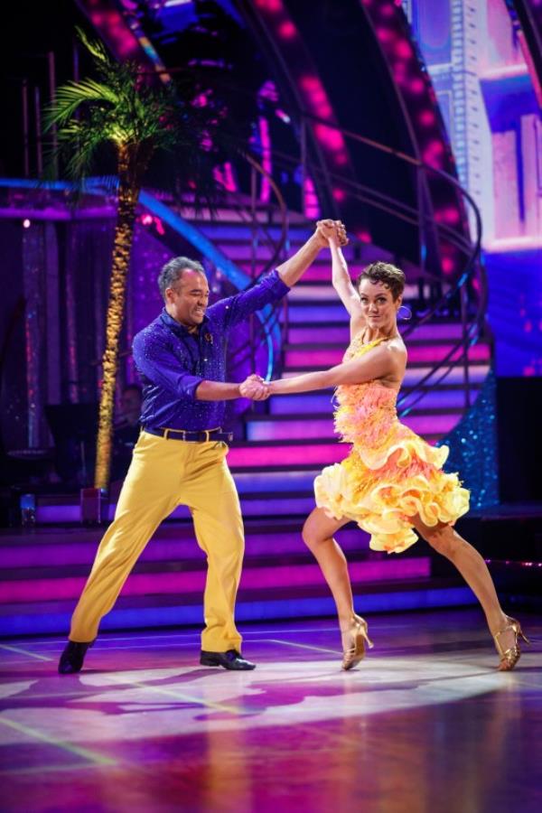 Krishnan Guru-Murthy and Lauren Oakley on Strictly Come Dancing