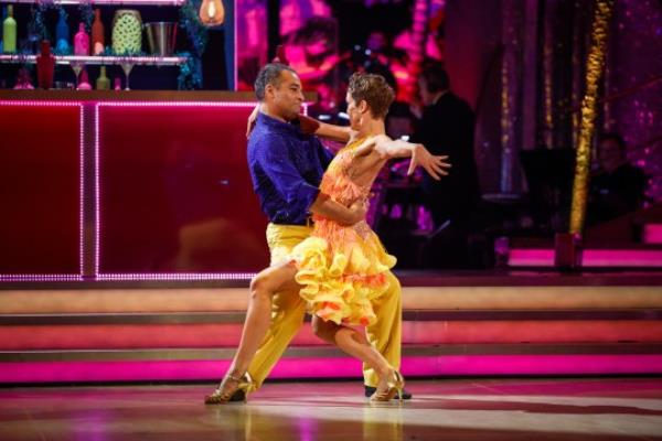 Krishnan Guru-Murthy and Lauren Oakley on Strictly Come Dancing