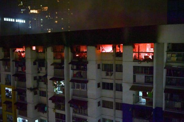 Fire destroys five units at Sri Sabah flats in Cheras