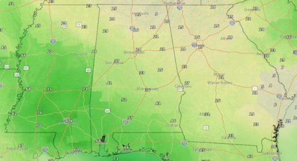 Mo<em></em>nday rain chances