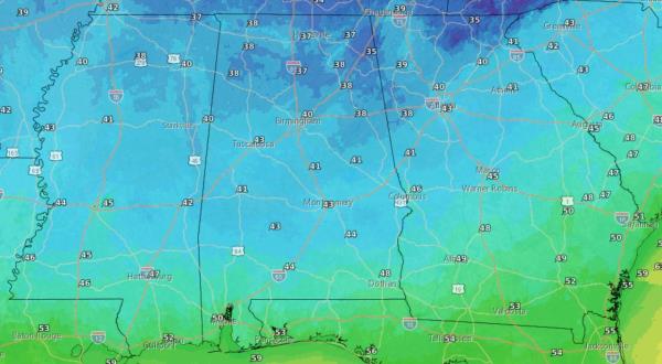 这周阿拉巴马州会有多冷？