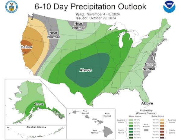 6-10 day precipitation outlook