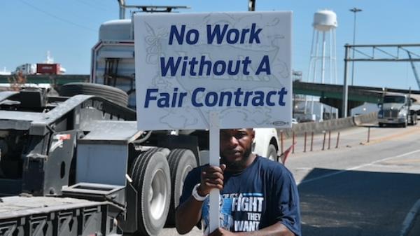 Internatio<em></em>nal Longshoremen's Association strike in Mobile, Ala.